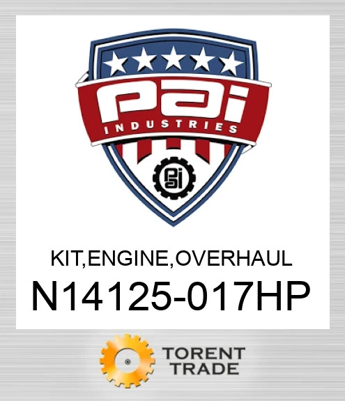 N14125-017HP Комплект, двигун , капітальний ремонт PAI INDUSTRIES