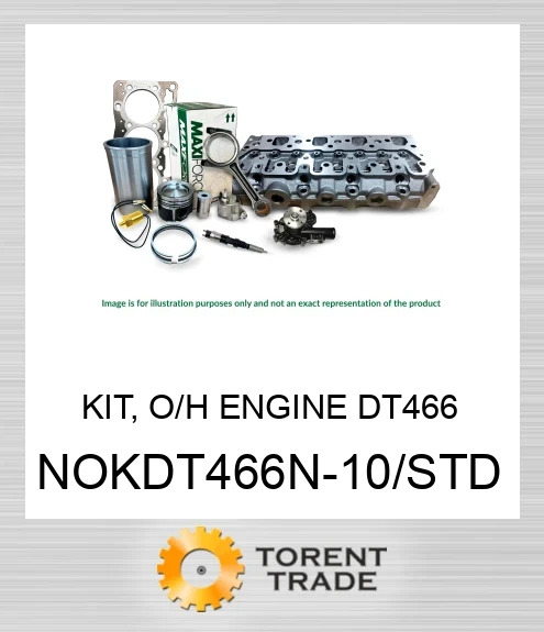 NOKDT466N-10/STD Комплект, капітальний ремонт двигуна, DT466 MAXIFORCE