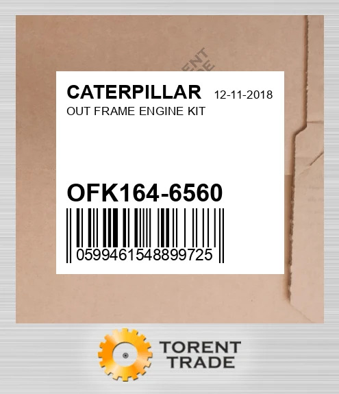 OFK164-6560 OUT рама Комплект двигуна CATERPILLAR NEW AFTERMARKET