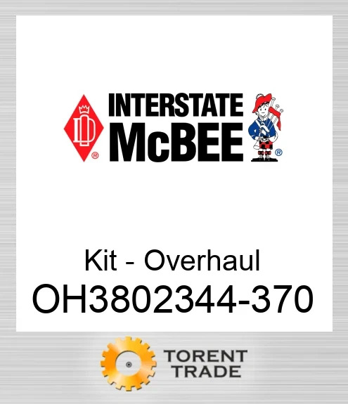 OH3802344-370 Комплект для капітального ремонту двигуна NEW AFTERMARKET INTERSTATE MCBEE