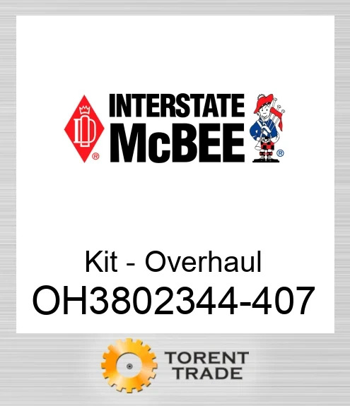 OH3802344-407 Комплект для капітального ремонту двигуна NEW AFTERMARKET INTERSTATE MCBEE