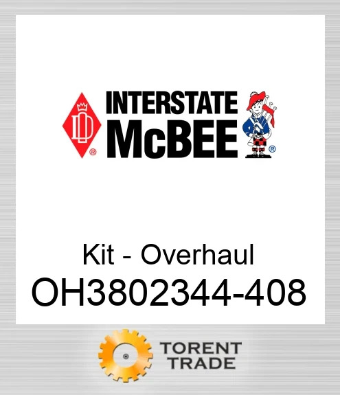 OH3802344-408 Комплект для капітального ремонту двигуна NEW AFTERMARKET INTERSTATE MCBEE