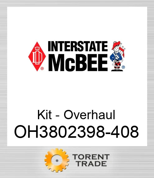OH3802398-408 Комплект для капітального ремонту двигуна NEW AFTERMARKET INTERSTATE MCBEE