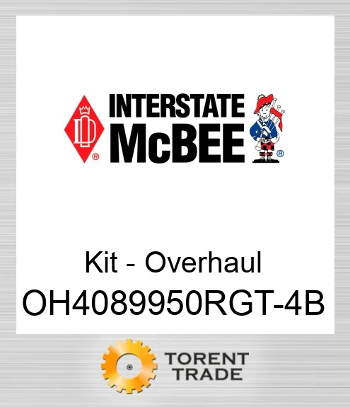 OH4089950RGT-4B Комплект для капітального ремонту двигуна NEW AFTERMARKET INTERSTATE MCBEE