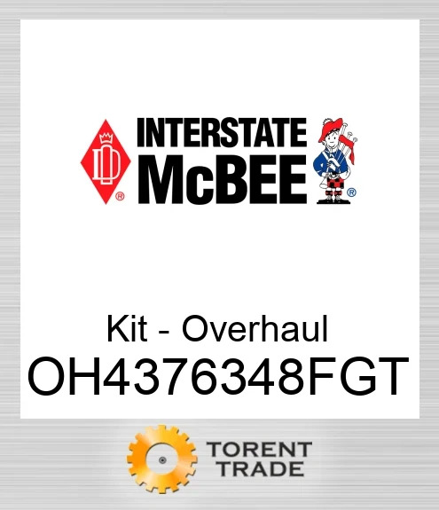 OH4376348FGT Комплект для капітального ремонту двигуна – 0,50 мм NEW AFTERMARKET INTERSTATE MCBEE