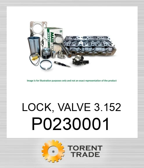 P0230001 Фіксатор, клапан 3.152 MAXIFORCE