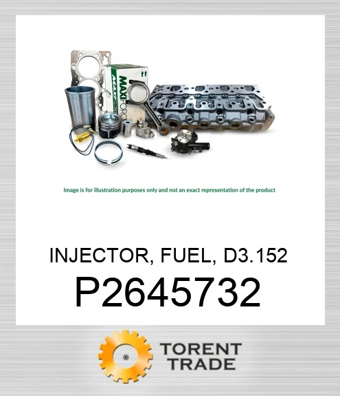 P2645732 Інжектор, паливний, D3.152 MAXIFORCE