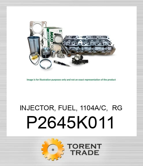 P2645K011 Інжектор, паливний, 1104A/C, RG RJ RS MAXIFORCE