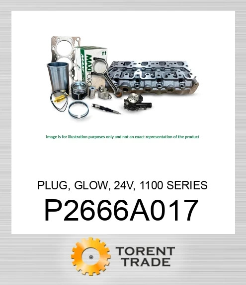 P2666A017 Свічка накалу, 24В, серія 1100 MAXIFORCE