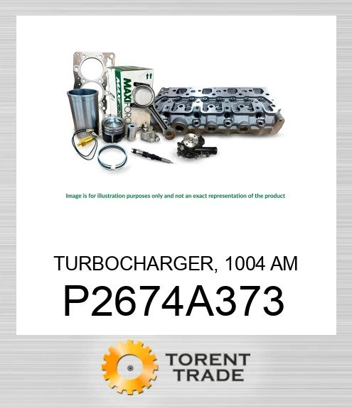 P2674A373 Турбокомпресор, 1004 AM MAXIFORCE