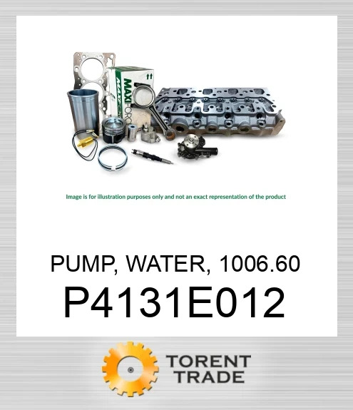 P4131E012 Насос, водяний, 1006.60 KOMATSU