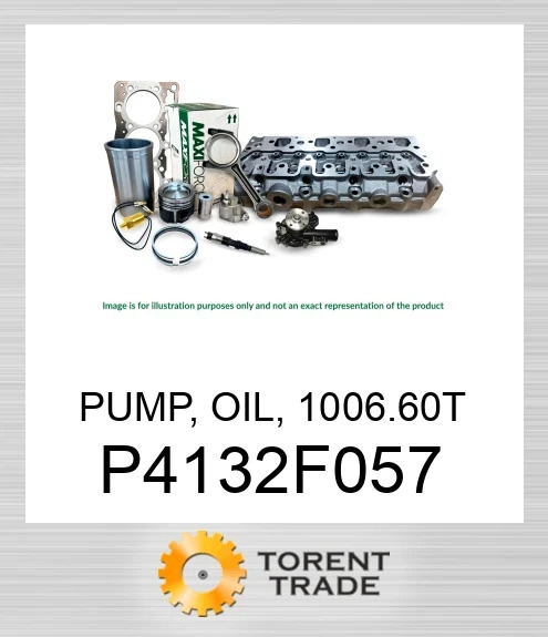 P4132F057 Насос, масляний, 1006.60T MAXIFORCE