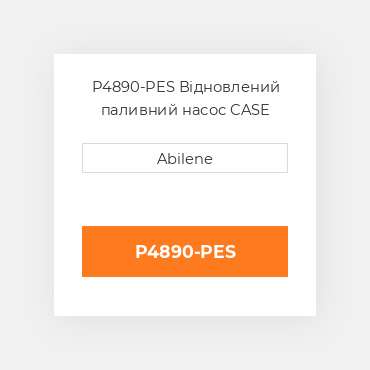 P4890-PES Відновлений паливний насос CASE REBUILT