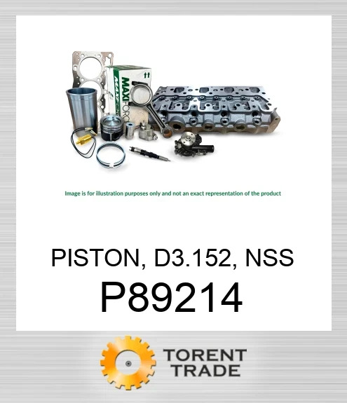 P89214 Поршень, D3.152, NSS  MAXIFORCE