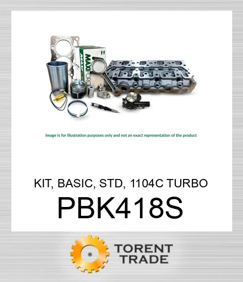 PBK418S Комплект, базовий, стандартний, 1104C турбо MAXIFORCE