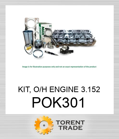 POK301 Комплект, капітальний ремонт двигуна, 3.152  MAXIFORCE