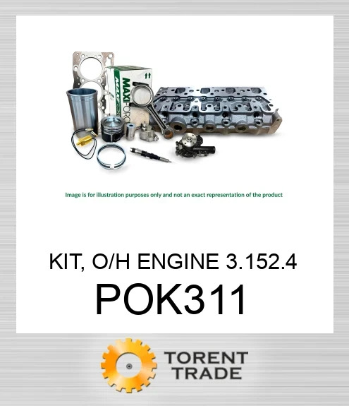 POK311 Комплект, капітальний ремонт двигуна, 3.152.4  MAXIFORCE
