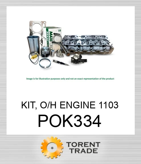 POK334 Комплект, капітальний ремонт двигуна, 1103  MAXIFORCE