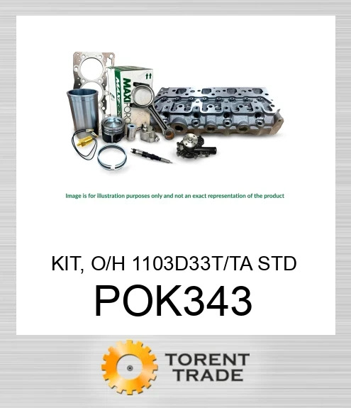 POK343 Комплект, капітальний ремонт, 1103D33T/TA стандартний  MAXIFORCE