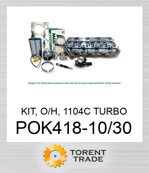 POK418-10/30 Комплект, капітальний ремонт, 1104C турбо  MAXIFORCE