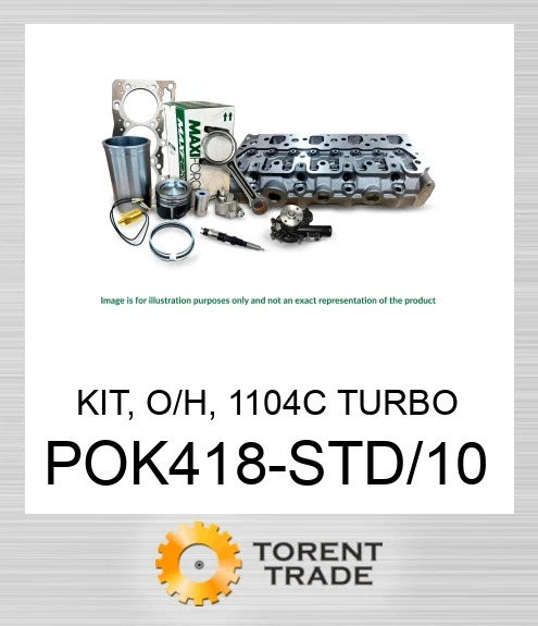 POK418-STD/10 Комплект, капітальний ремонт, 1104C турбо  MAXIFORCE
