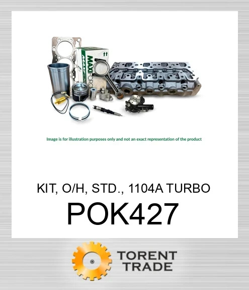 POK427 Комплект, капітальний ремонт, стандартний, 1104A турбо  MAXIFORCE