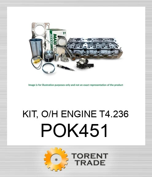 POK451 Комплект, капітальний ремонт двигуна, T4.236  MAXIFORCE