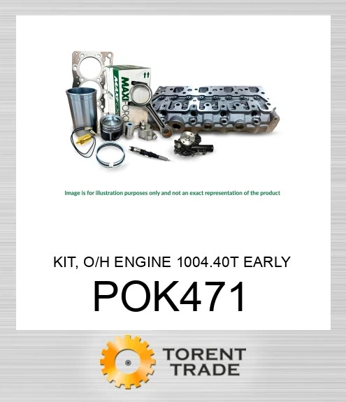 POK471 Комплект, капітальний ремонт двигуна, 1004.40T ранній RELIANCE POWER