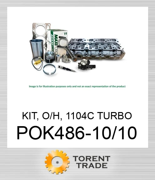 POK486-10/10 Комплект, капітальний ремонт, 1104C турбо MAXIFORCE