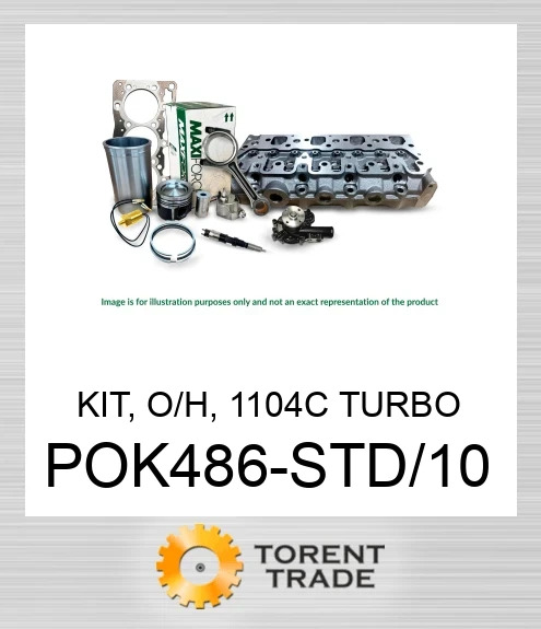 POK486-STD/10 Комплект, капітальний ремонт, 1104C турбо MAXIFORCE