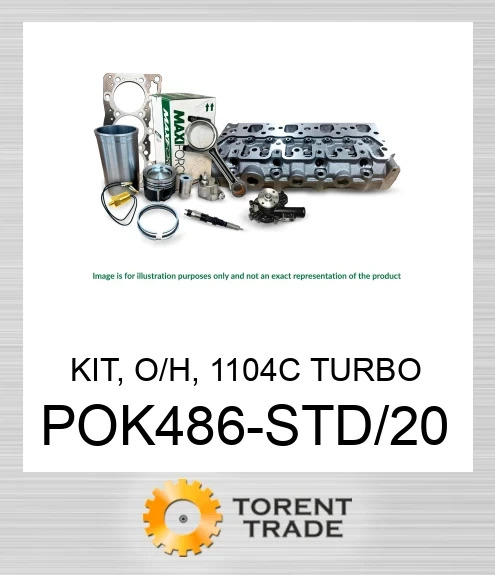 POK486-STD/20 Комплект, капітальний ремонт, 1104C турбо MAXIFORCE
