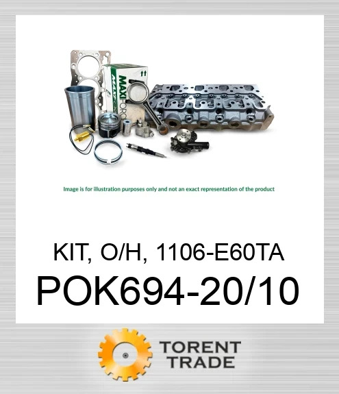POK694-20/10 Комплект, капітальний ремонт, 1106-E60TA розщеплений MAXIFORCE