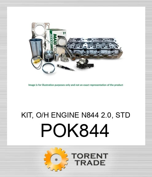 POK844 Комплект, капітальний ремонт двигуна, N844 2.0, стандартний MAXIFORCE