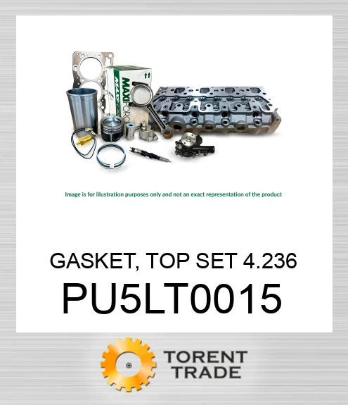 PU5LT0015 Прокладка, верхній комплект 4.236 MAXIFORCE