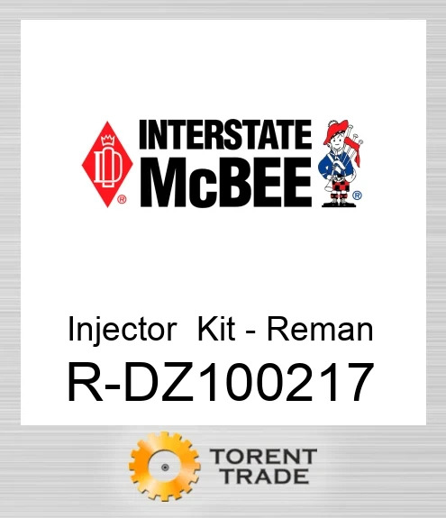R-DZ100217 Форсунка Комплект - Відновлений NEW AFTERMARKET INTERSTATE MCBEE