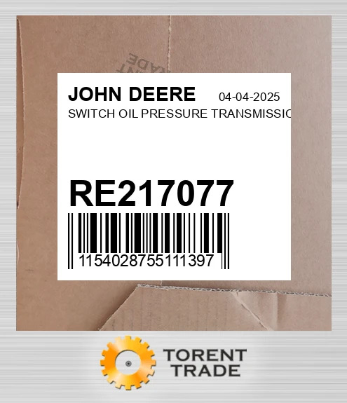 RE217077 Перемикач тиску масла трансмісії JOHN DEERE NEW AFTERMARKET