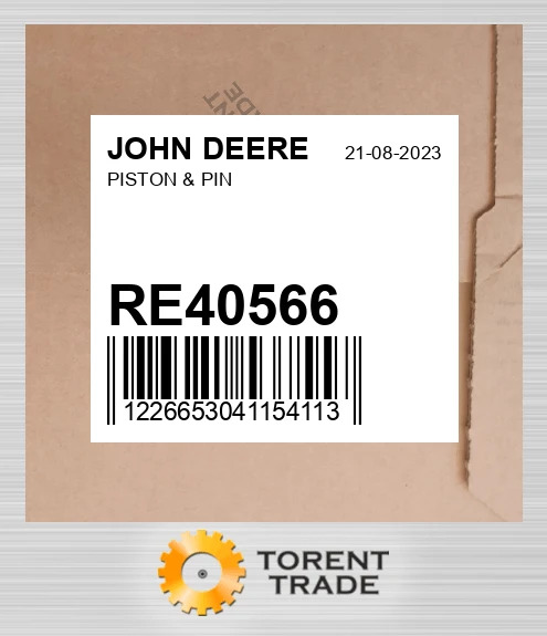 re40566 Поршень & Палець JOHN DEERE NEW AFTERMARKET