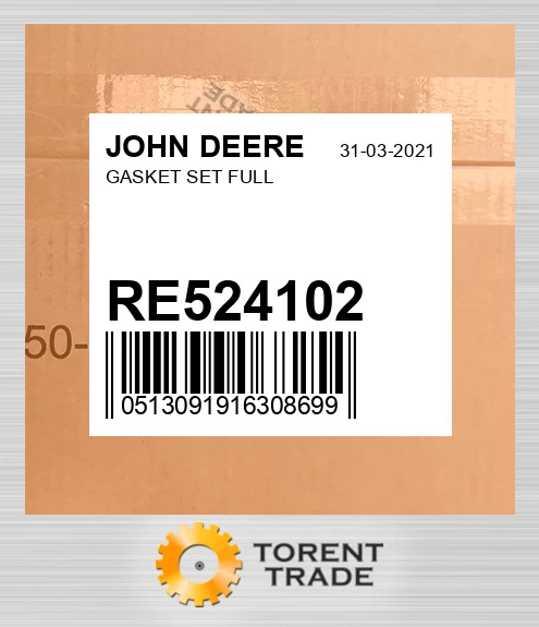 RE524102 Комплект прокладок FULL JOHN DEERE NEW AFTERMARKET