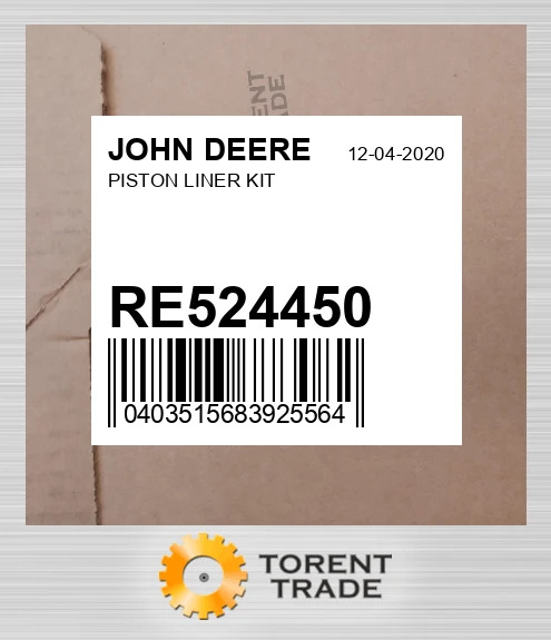 RE524450 Поршень Комплект гільз JOHN DEERE NEW AFTERMARKET