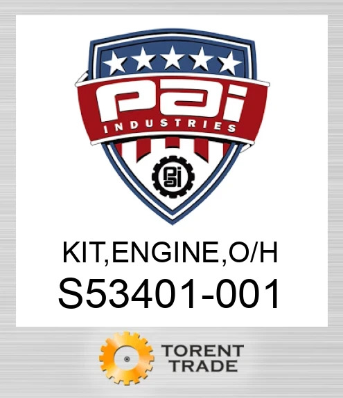 S53401-001 Комплект, двигун , капітальний ремонт PAI INDUSTRIES
