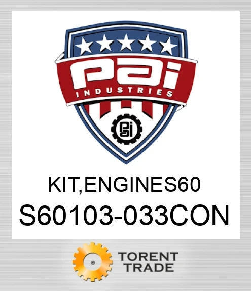 S60103-033CON Комплект, двигун s 60 PAI INDUSTRIES