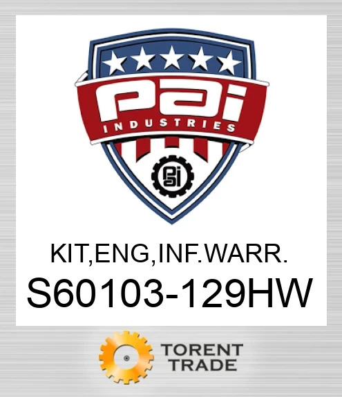 S60103-129HW Комплект, двигун , infwarr PAI INDUSTRIES