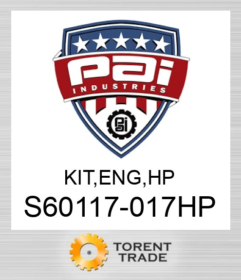 S60117-017HP Комплект, двигун . Високий тиск PAI INDUSTRIES