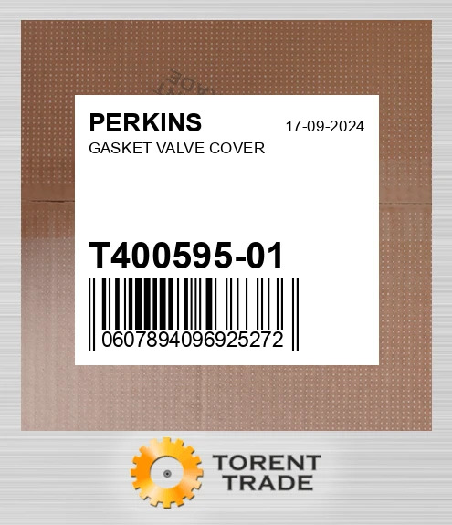 T400595-01 Ущільнювач -Клапан кришка PERKINS NEW AFTERMARKET