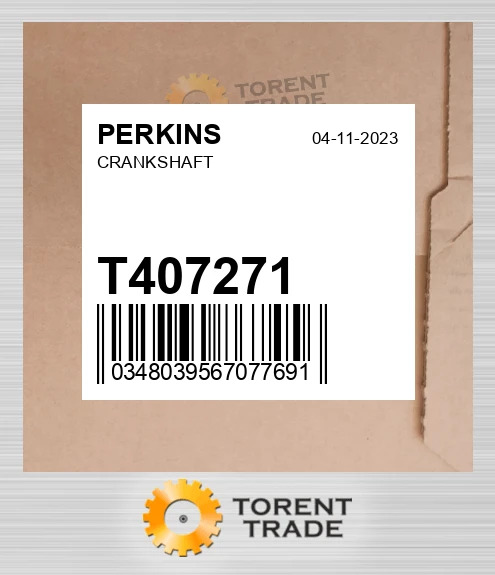 T407271 Колінчастий вал PERKINS NEW AFTERMARKET