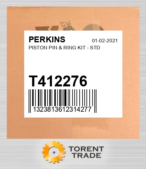 T412276 Поршень, Палець & RINGS PERKINS NEW AFTERMARKET