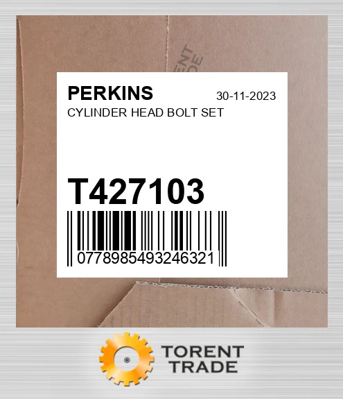 T427103 Головка блока циліндрів BOLT комплект PERKINS NEW AFTERMARKET