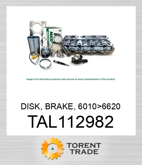 TAL112982 Диск, гальмівний, трактори 6010>6620 MAXIFORCE
