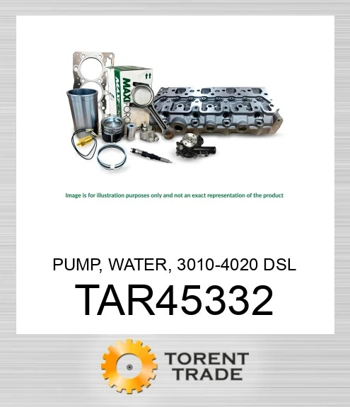 TAR45332 Насос, водяний, 3010-4020 DSL MAXIFORCE