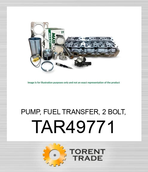 TAR49771 Насос, паливний перекачувальний, 2 болти, 6.404 MAXIFORCE